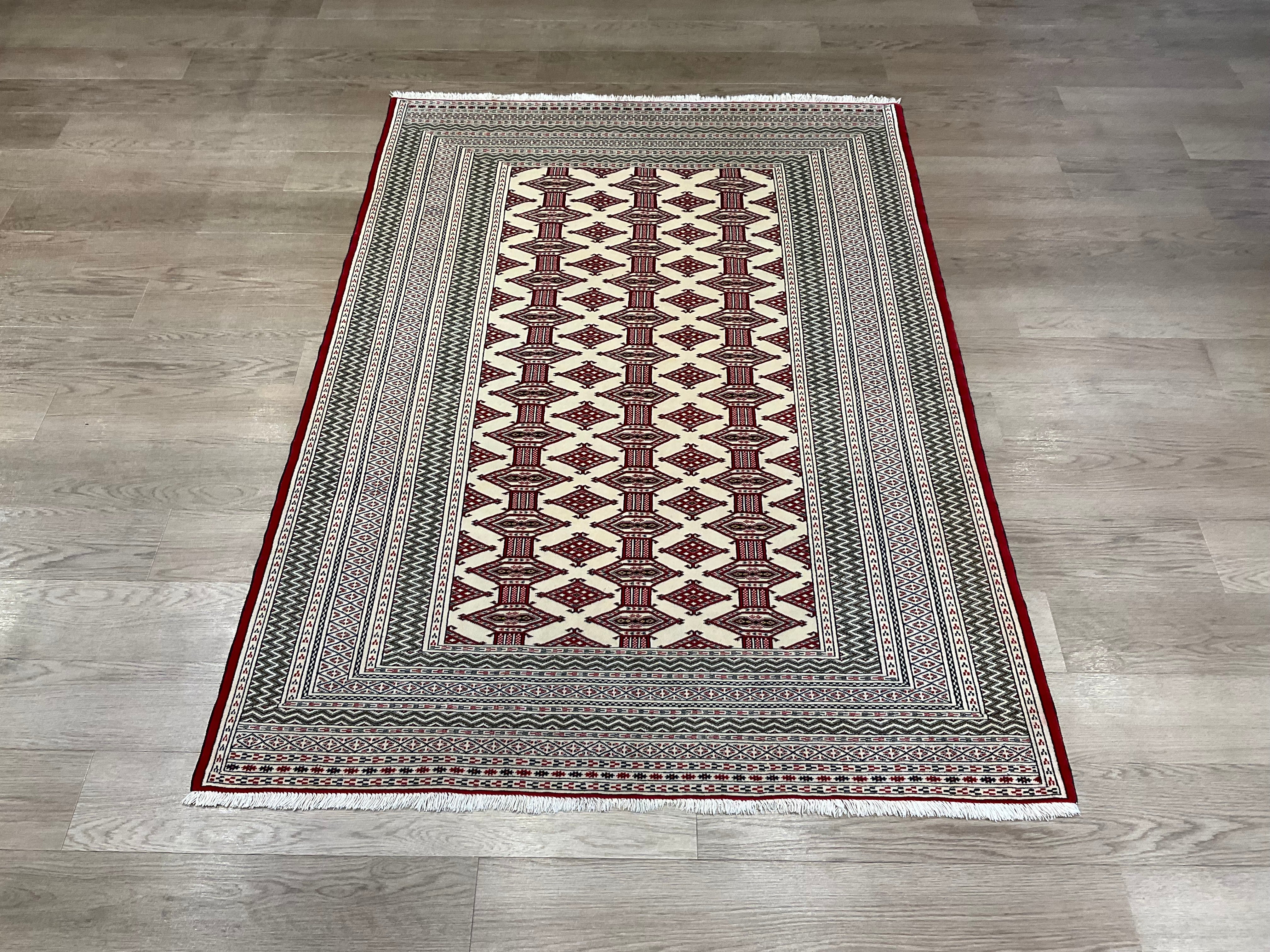 【訳あり格安出品】トルクメン ペルシャ絨毯　サイズ約290×180cm 訳あり格安出品】トルクメン ペルシャ絨毯 サイズ約290×180cm