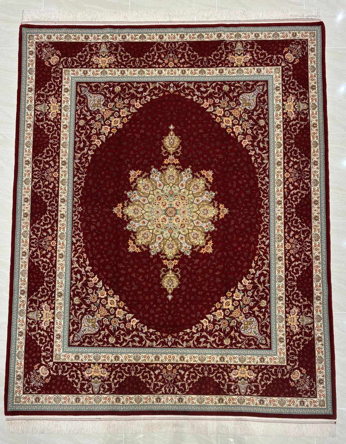【千葉店】 イスファハン ダルダシティ工房 260cm x 210cm PS11253