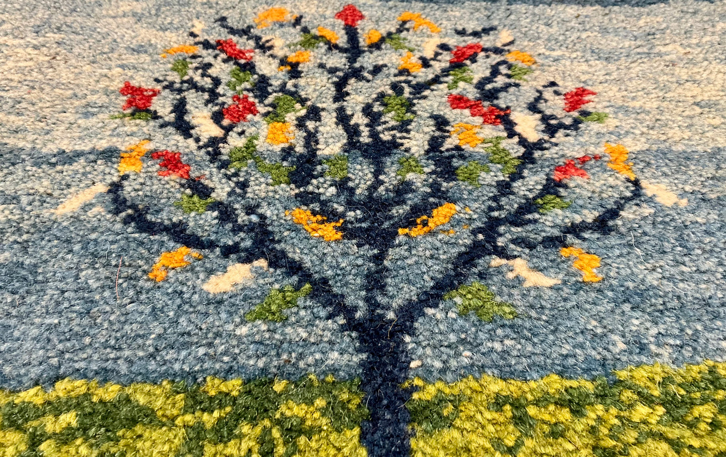 ギャッベ 44cm x 39cm T10000