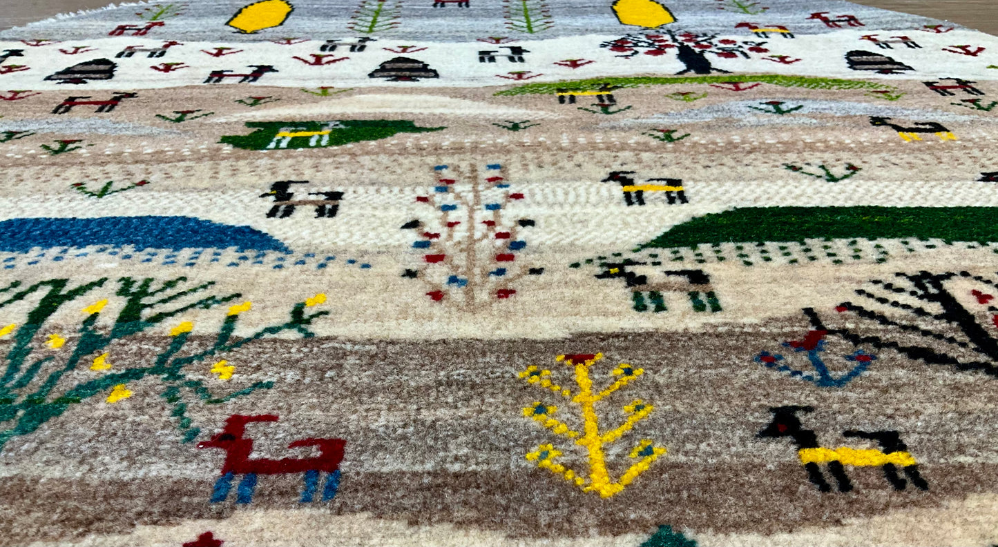 ギャッベ アマレバフト Φ100cm RJ7938