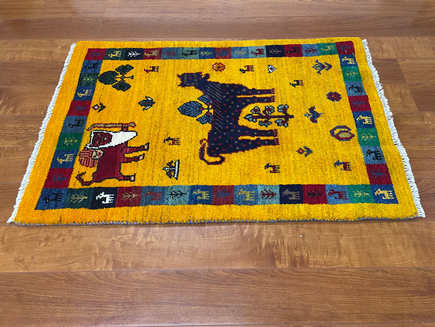 【オンライン限定】ギャッベ アマレバフト 90cm x 60cm RJ17072