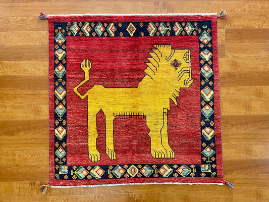 【オンライン限定】ギャッベ アマレバフト 116cm x 118cm RJ12413