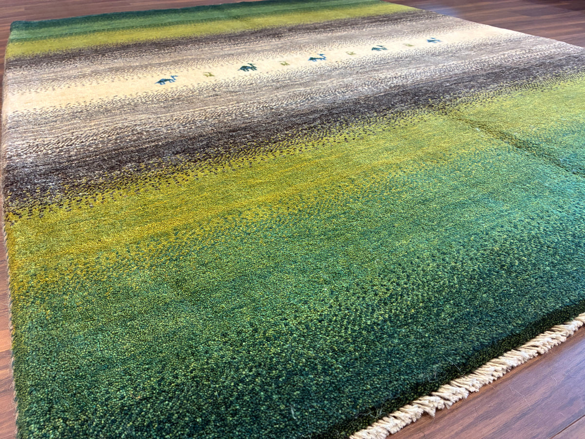 【千葉店】ギャッベ  195cm x 153cm RJ10575