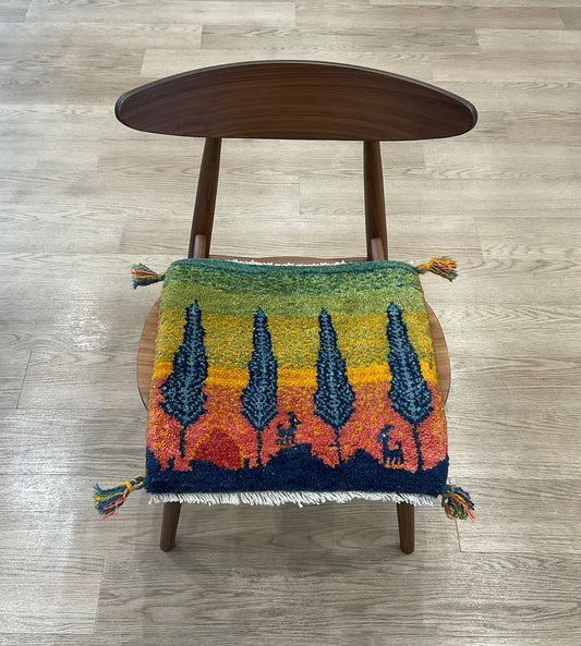 ギャッベ 43cm x 43cm T6052
