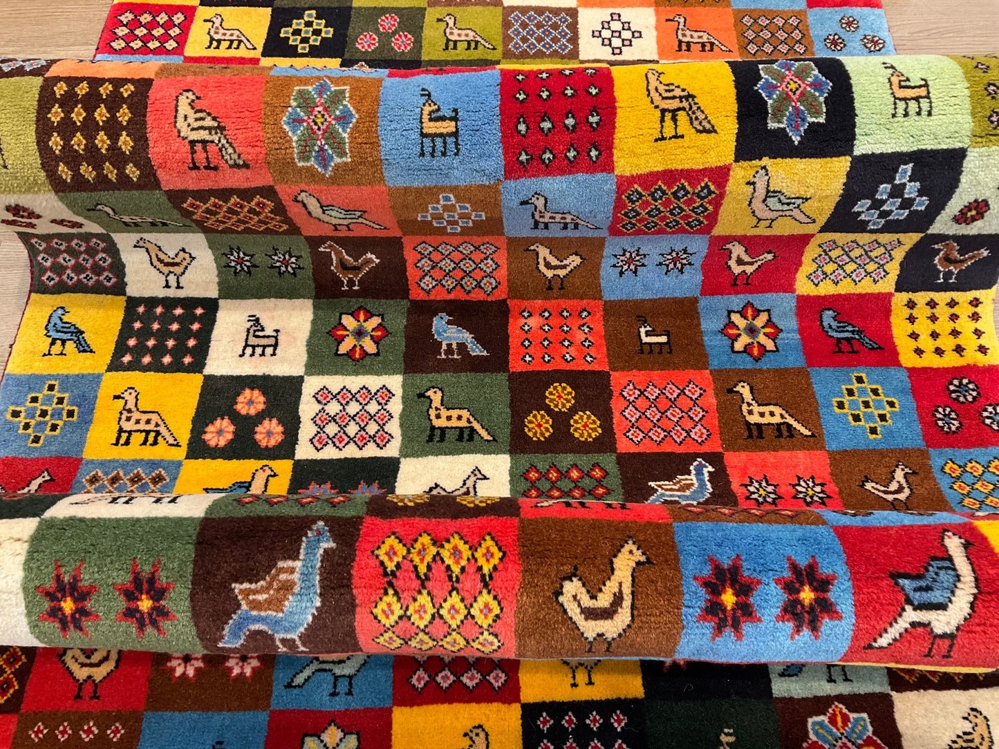 カシュクリギャッベ  200cm x 100cm NT17262