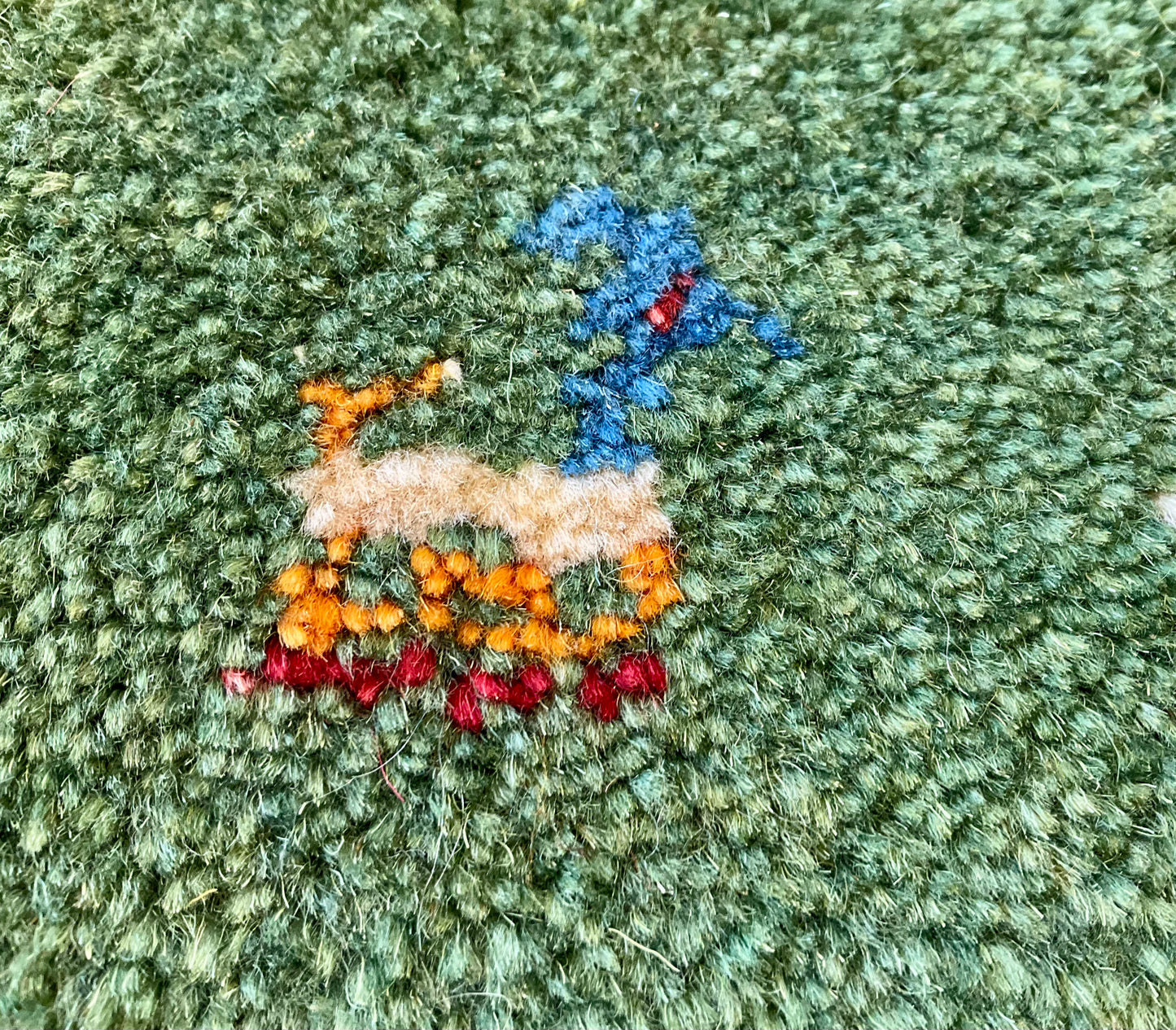 ギャッベ 46cm x 41cm Z965