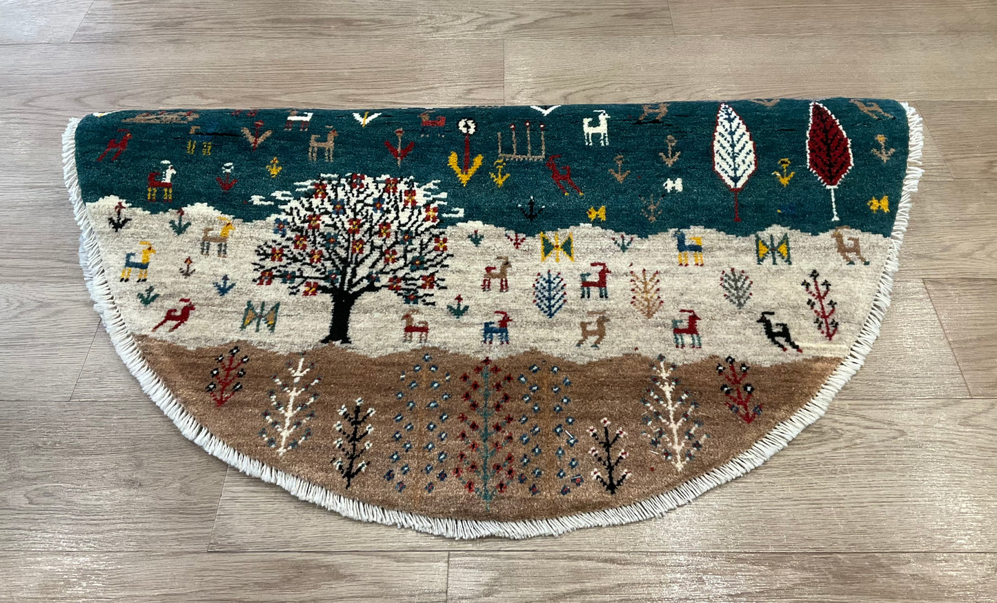 ギャッベ アマレバフト Φ100cm RJ12690