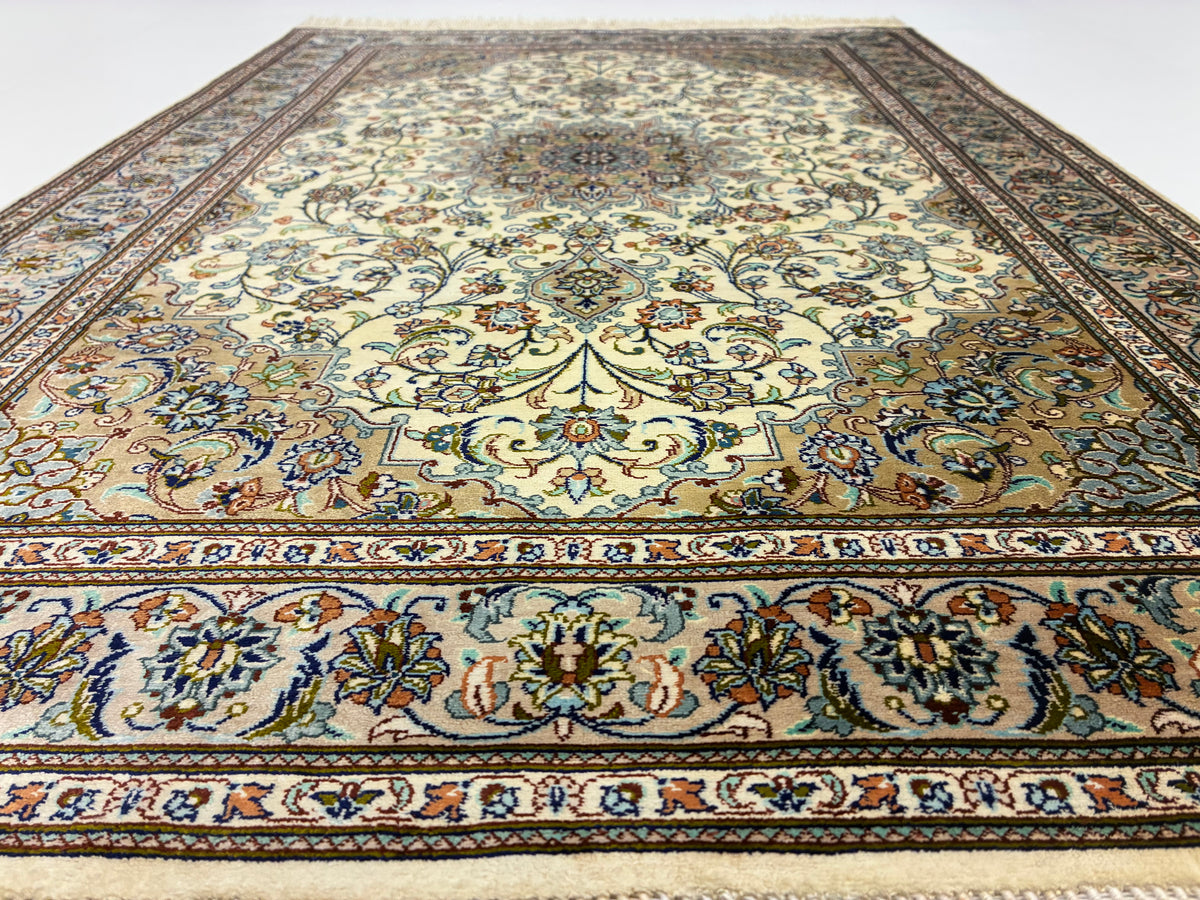 【千葉店】カシャーンシルク ファッラー工房 118cm x 79cm PS655