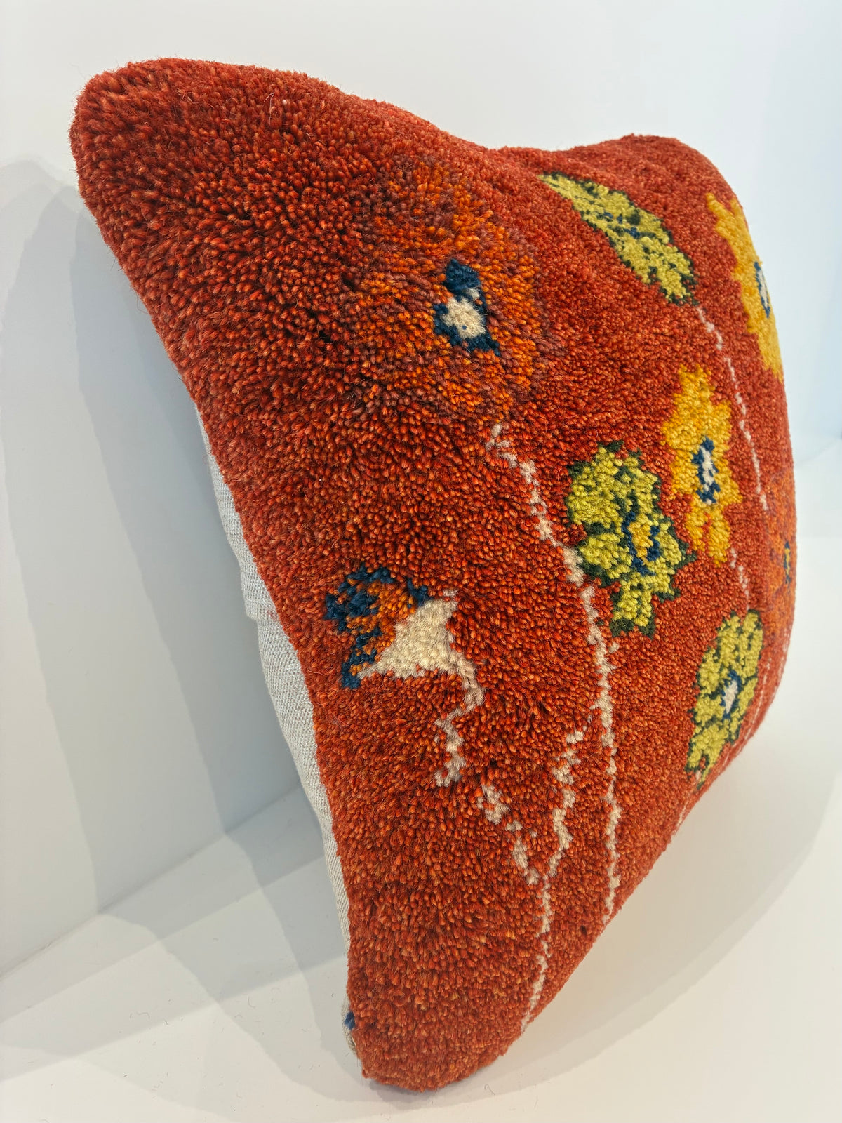 【千葉店】ギャッベクッション 48cm x 51cm Z2869
