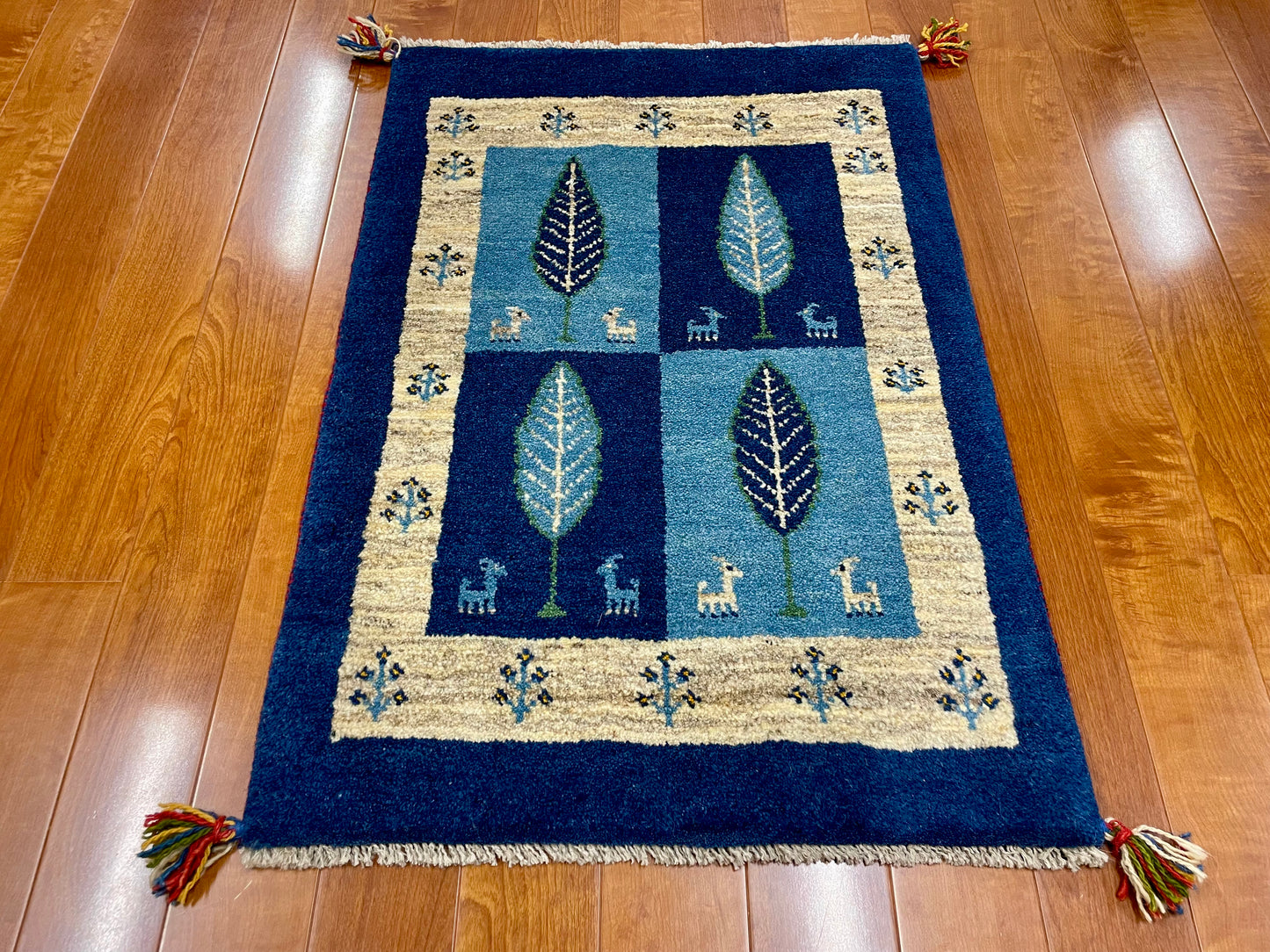 【オンライン限定】ギャッベ 90cm x 60cm RJ733