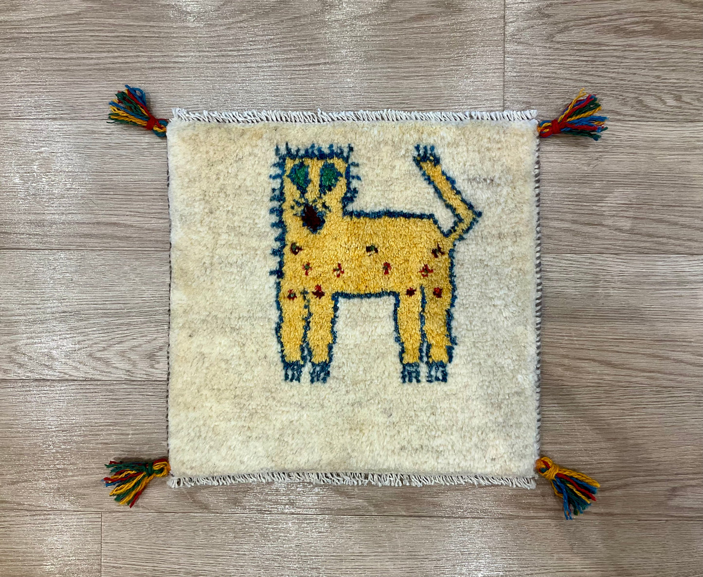 ギャッベ 43cm x 40cm Z170