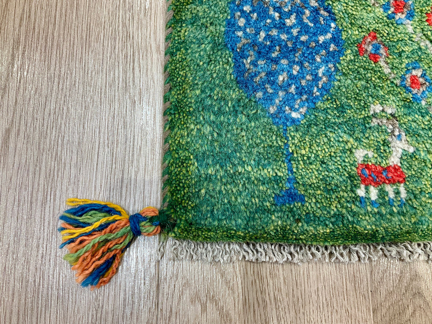 ギャッベ 41cm x 39cm AJ27706