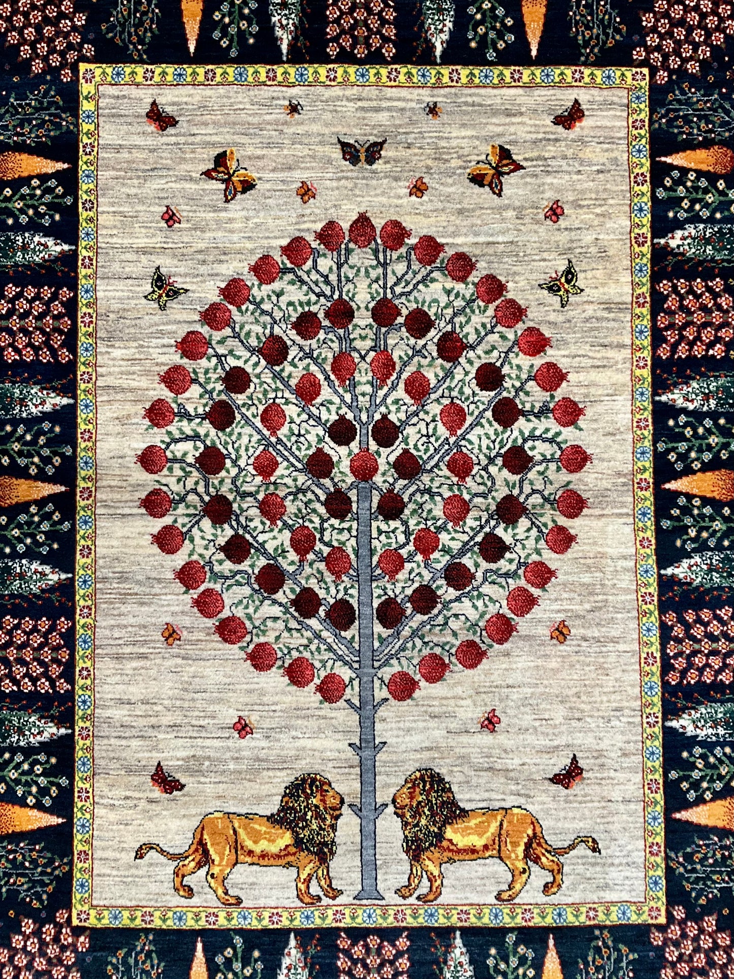 カシュクリギャッベ  200cm x 152cm RJ16073