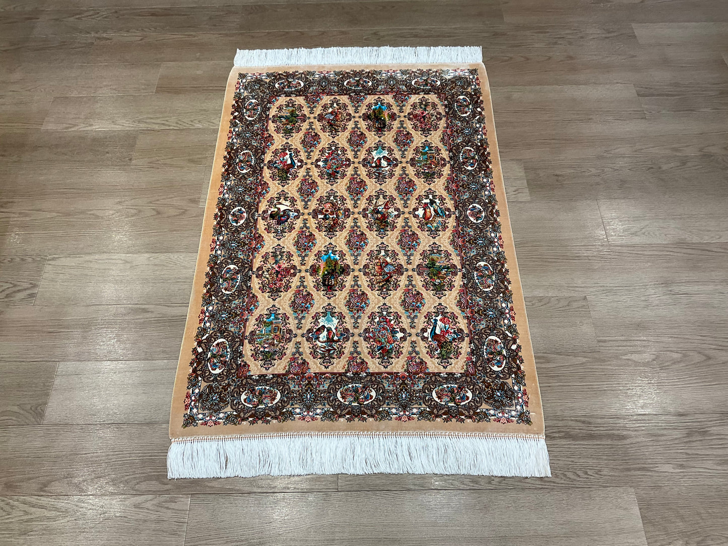 ペルシャンシルク 120cm x 80cm PS10444