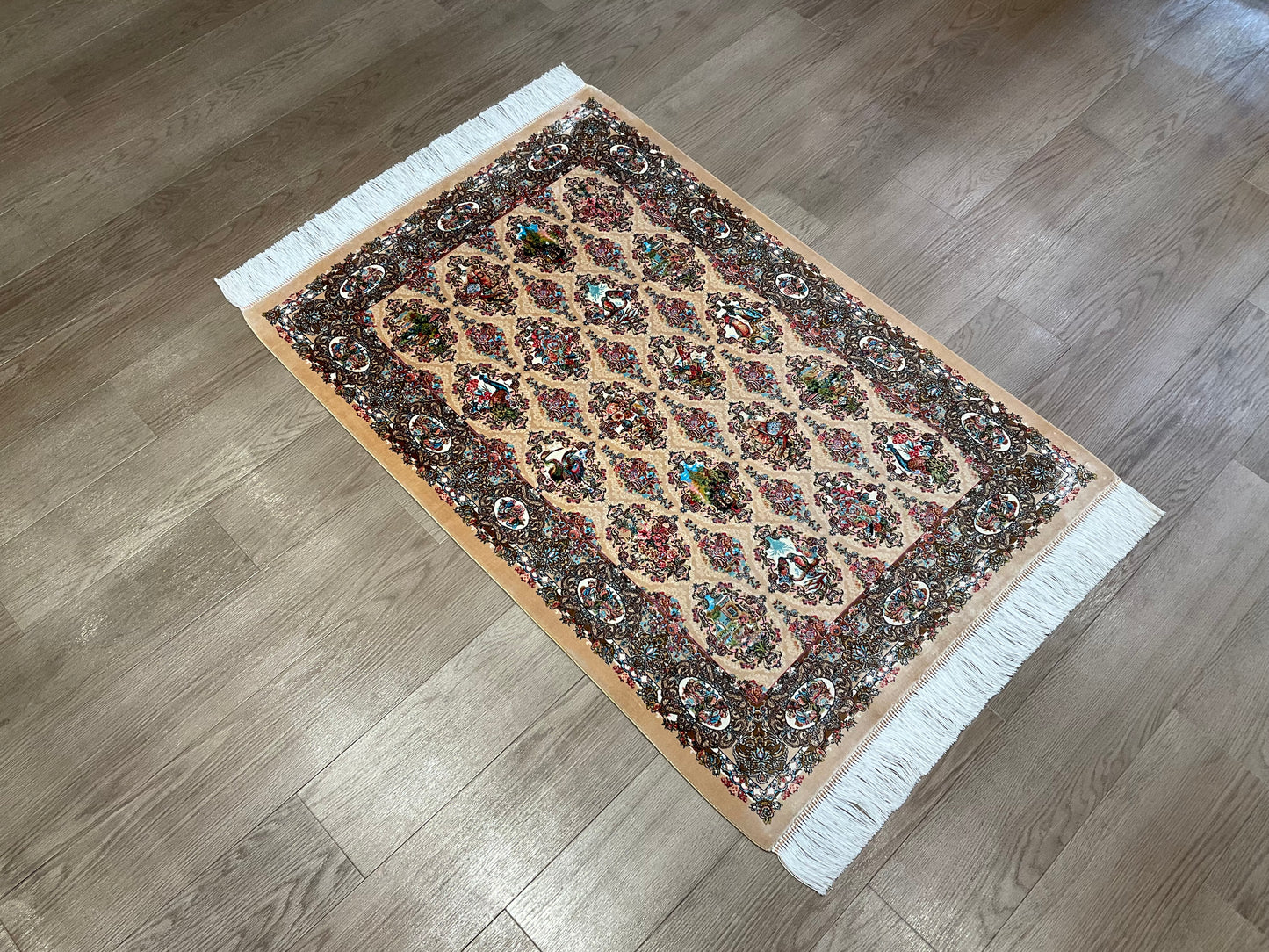 ペルシャンシルク 120cm x 80cm PS10444