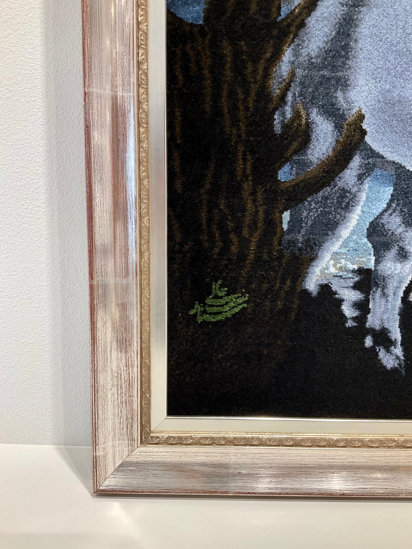 【額装】タブリーズ （白馬）アーリナサブ工房 89cm x 68cm NT8782