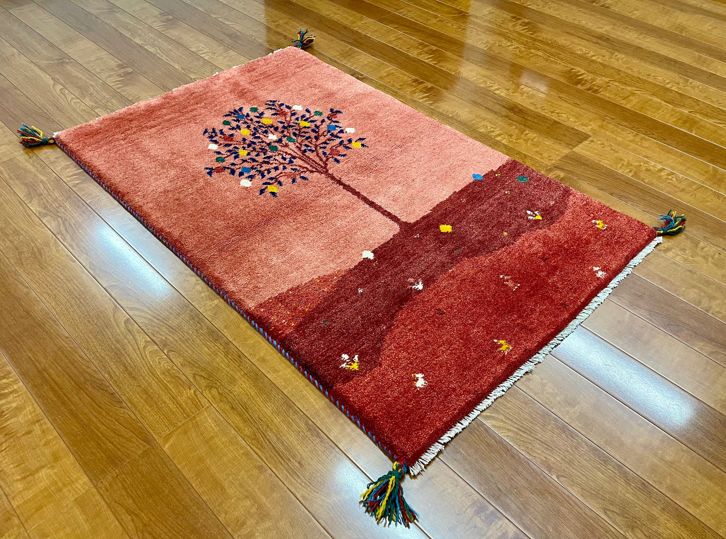 【オンライン限定】ギャッベ 125cm x 80cm RJ10407