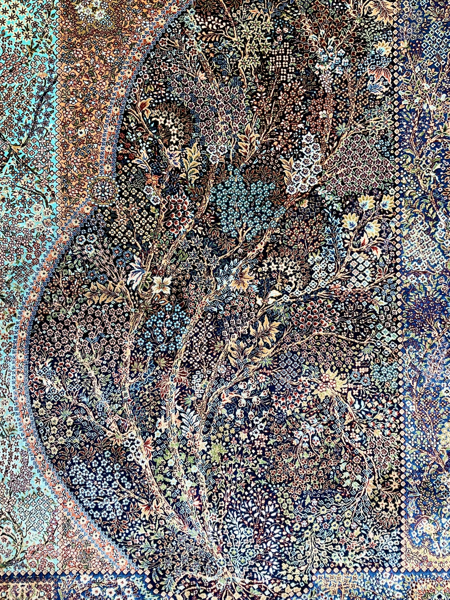 ペルシャンシルク 120cm x 80cm PS9757