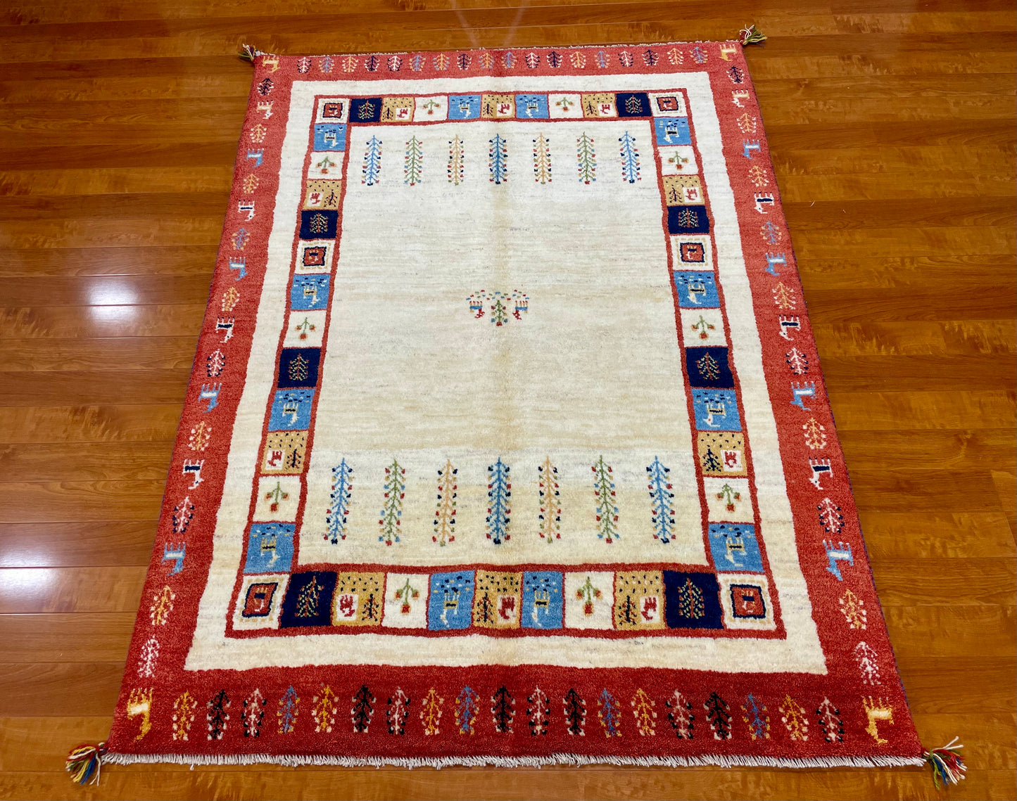 【オンライン限定】ギャッベ  208cm x 154cm RJ193
