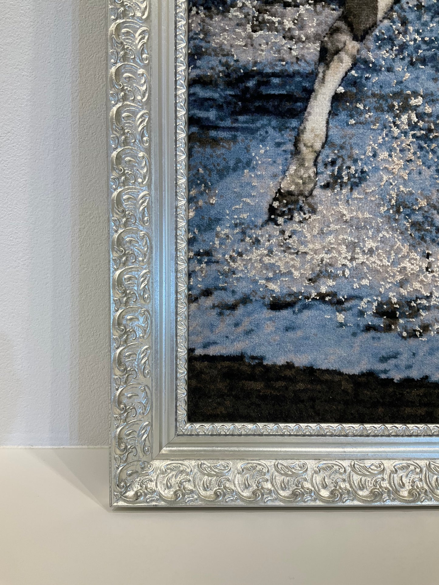 【額装】タブリーズ (3頭の白馬) 98cm x 80cm PS8569