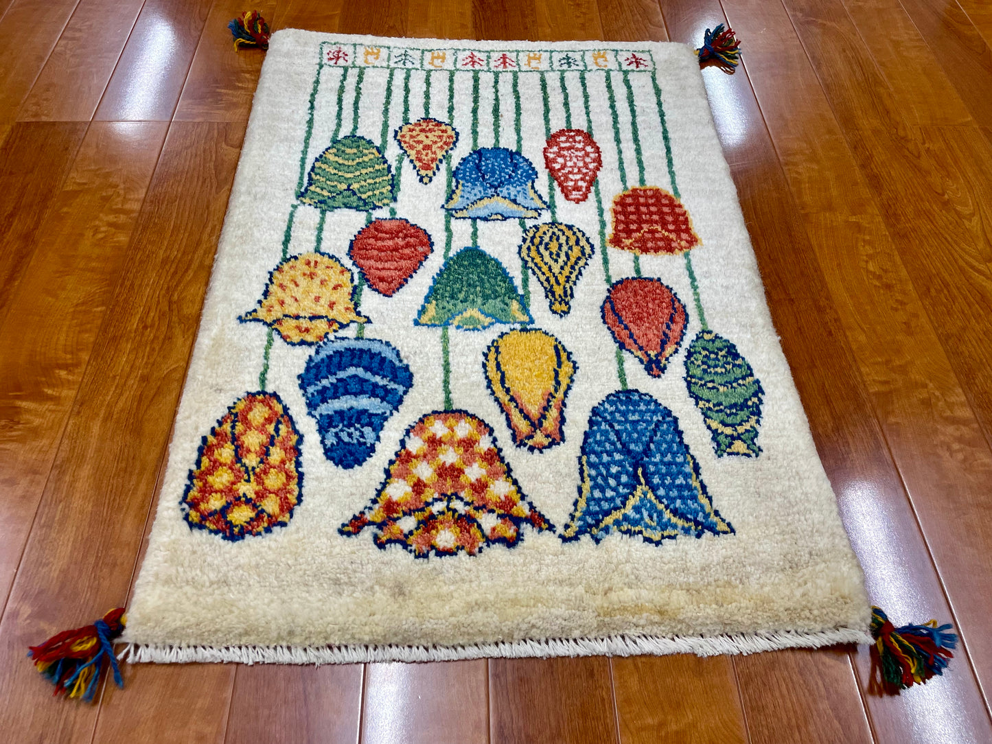 【オンライン限定】ギャッベ 90cm x 63cm RJ13747