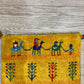【福岡店】ギャッベ 41cm x 38cm Z2932
