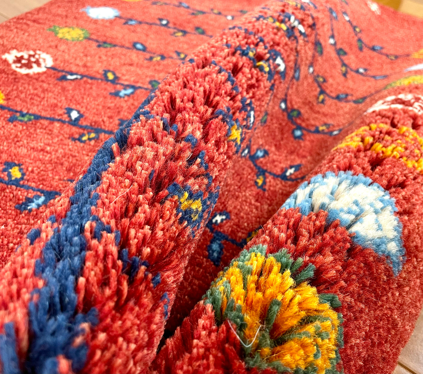 【オンライン限定】ギャッベ 90cm x 65cm RJ12081