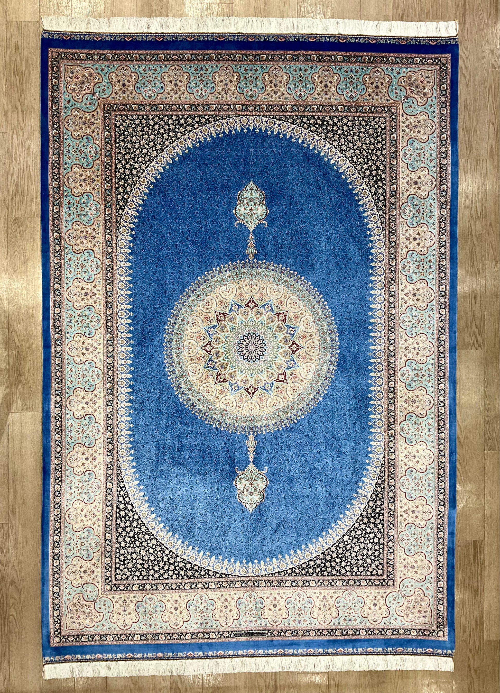 ペルシャンシルク 300cm x 200cm PS4094 – ペルシャ絨毯専門店 ペルシャンシルク 300cm x 200cm PS4094 – ペルシャ絨毯専門店