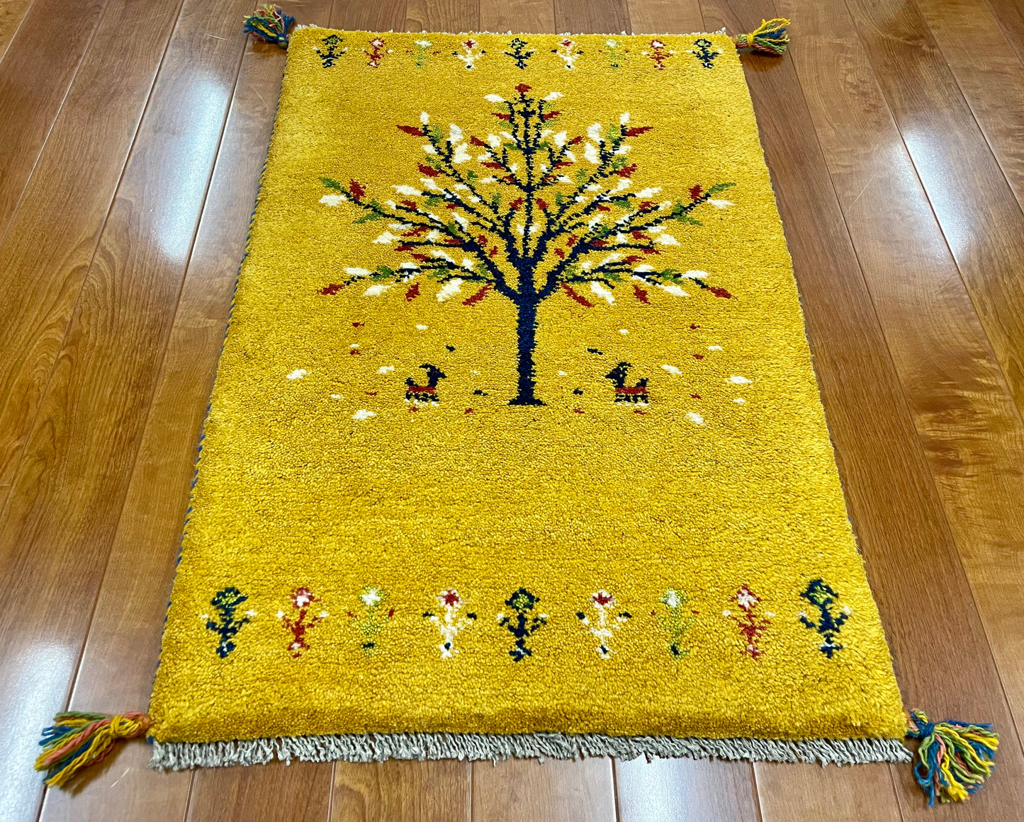 【オンライン限定】ギャッベ 88cm x 58cm RJ8623