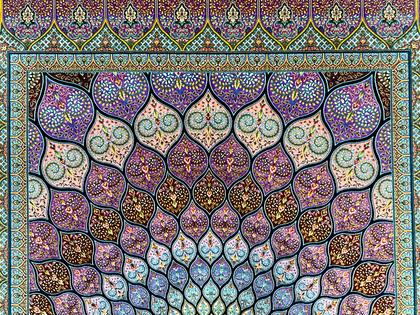 ペルシャンシルク 200cm x 135cm PS11915