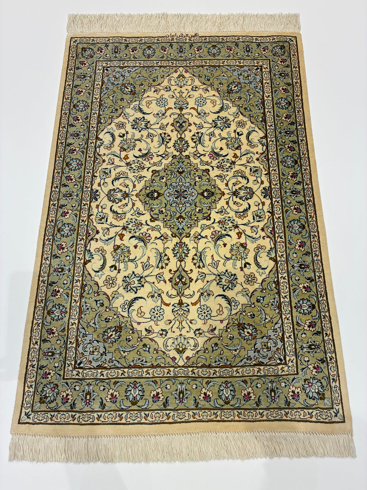 【千葉店】カシャーンシルク ネギン工房 90cm x 60cm PS13766