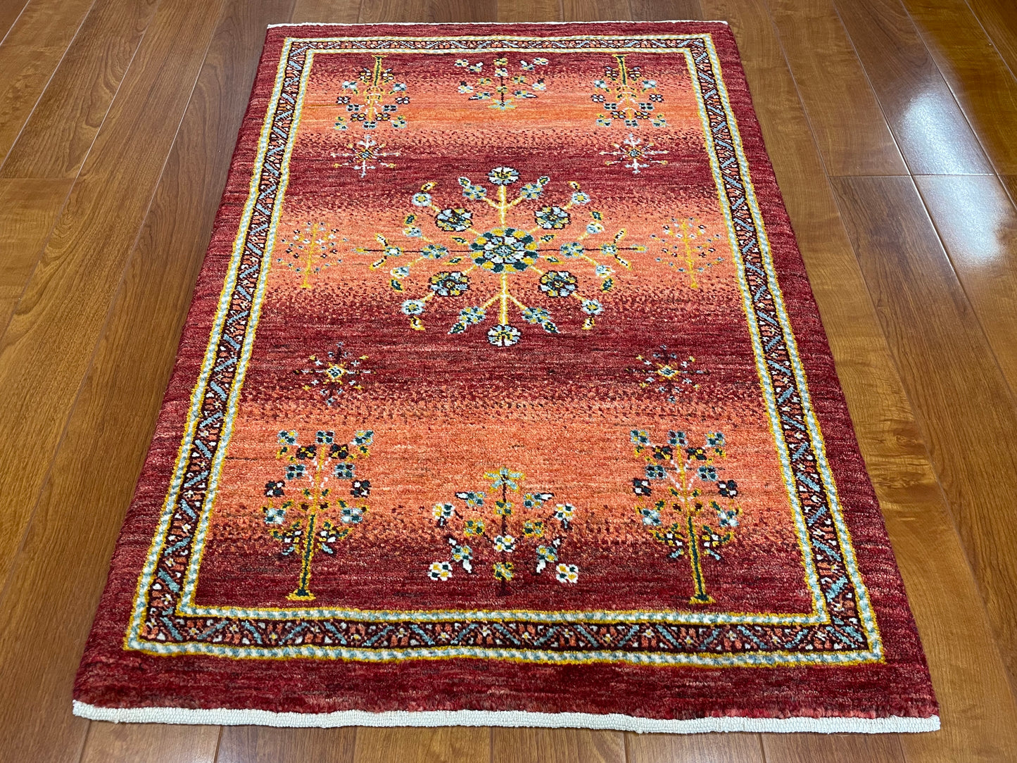【オンライン限定】カシュクリギャッベ 93cm x 65cm RJ17292