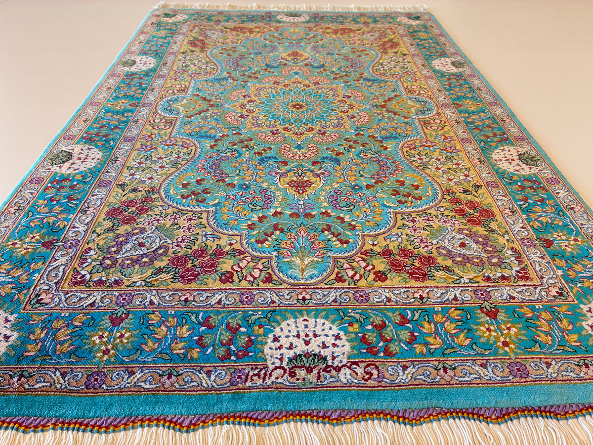 【千葉店】クム アフマディ工房 90cm x 62cm PS11946