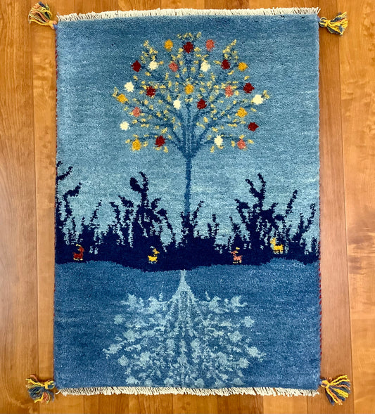 【オンライン限定】ギャッベ 86cm x 60cm RJ5743