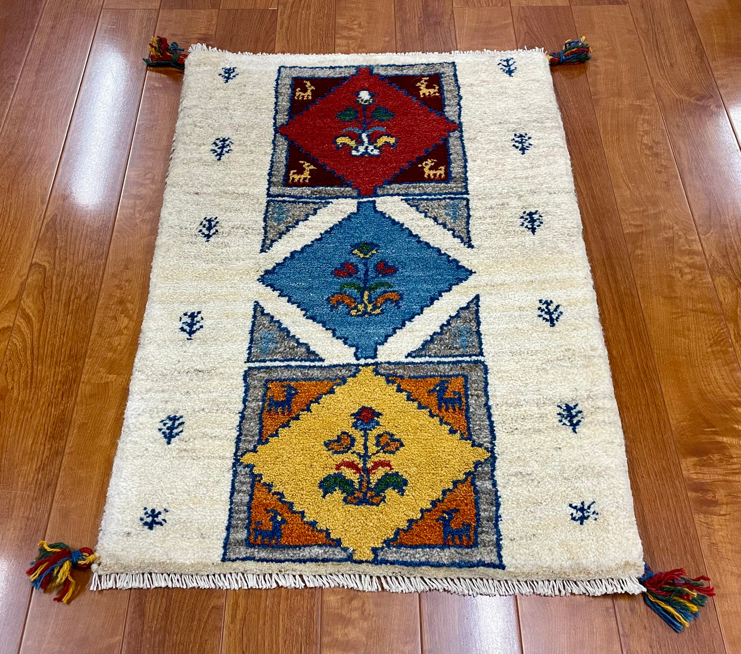 【オンライン限定】ギャッベ 88cm x 60cm RJ14184