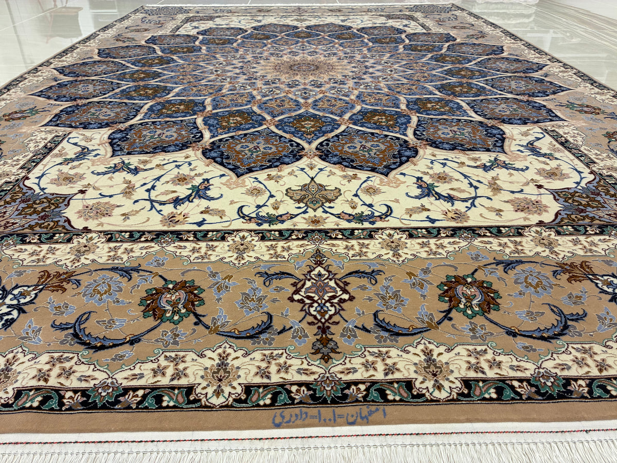 【千葉店】イスファハン ダバリ工房 305cm x 202cm PS12452