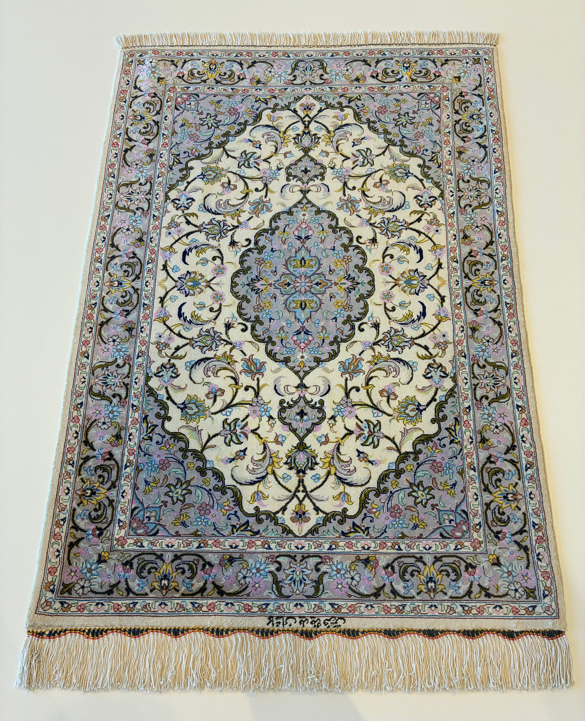 【千葉店】カシャーンシルク パディデ工房 88cm x 60cm PS12774