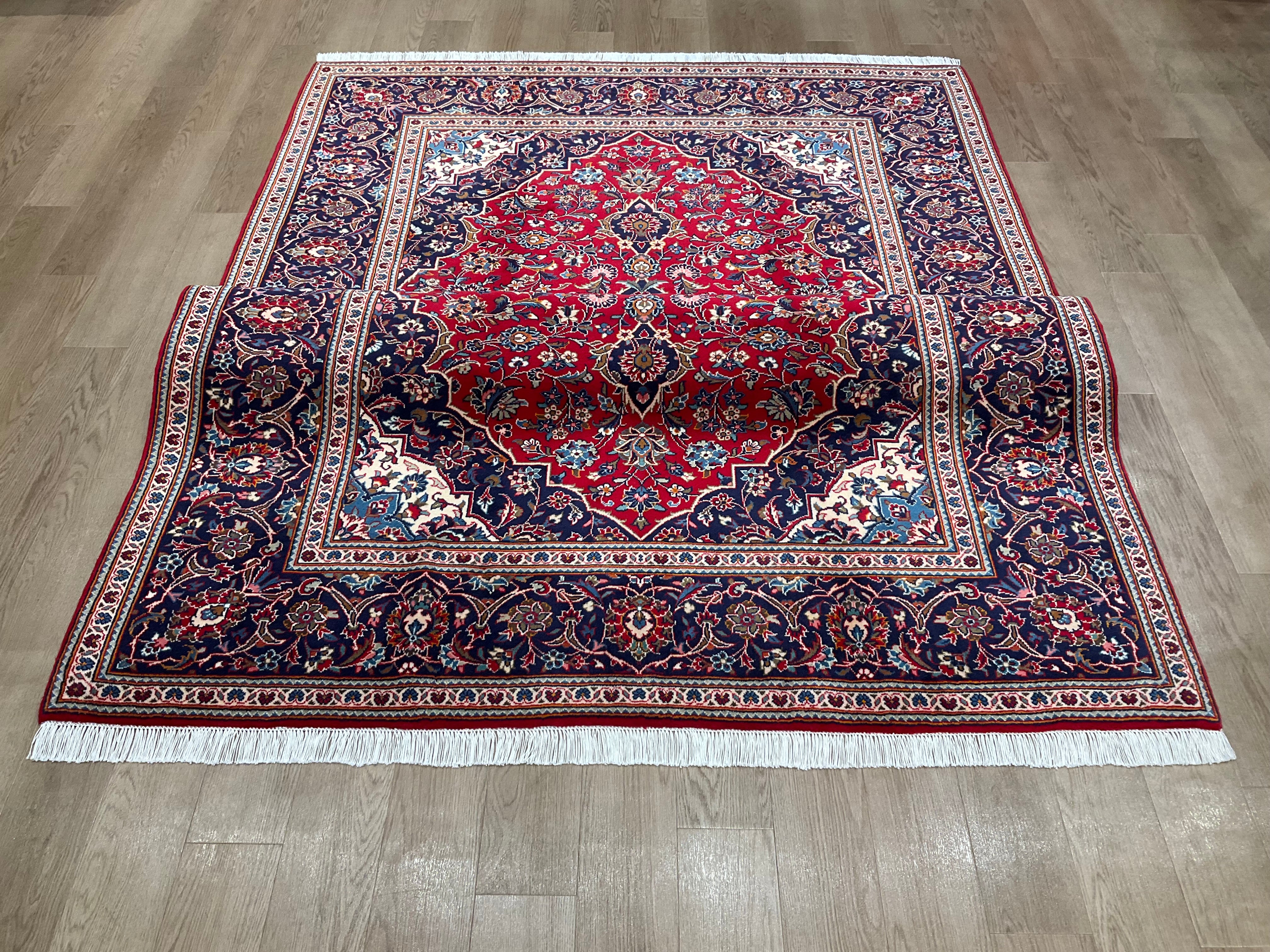 ペルシャ絨毯 co2315 未使用品　在庫一掃セール カーシャーン KASHAN ペルシャ絨毯 カシャーン【サティラグス | 手織り絨毯専門店】