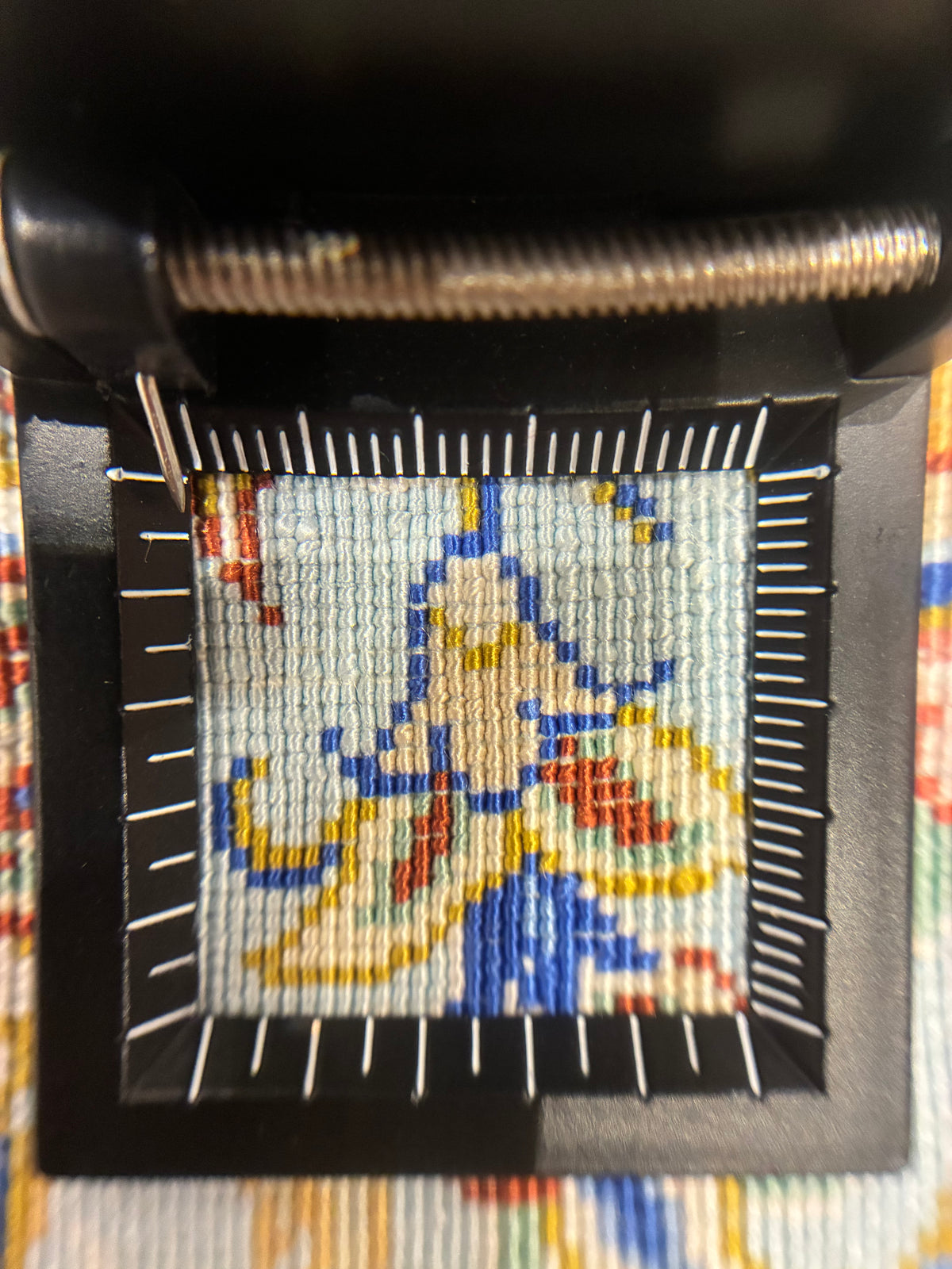 【千葉店】カシャーンシルク アルシャディ工房 95cm x 60cm SEM48838