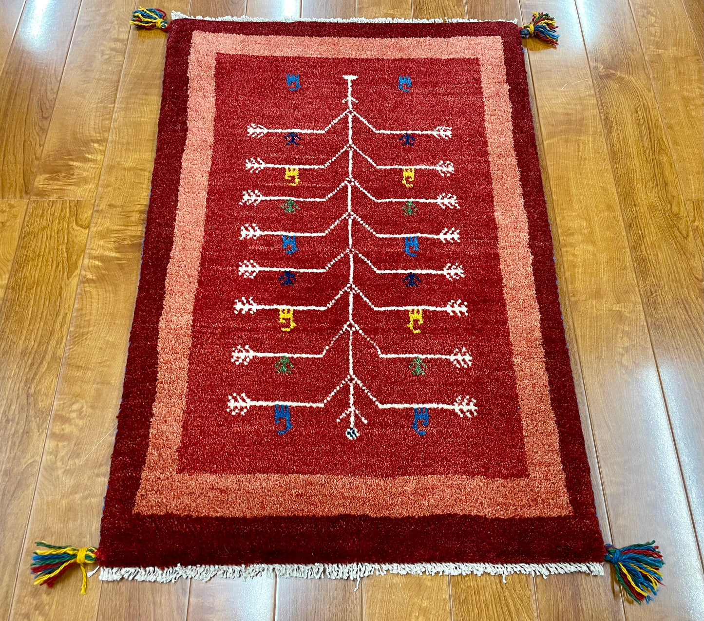 【オンライン限定】ギャッベ 90cm x 62cm RJ12358