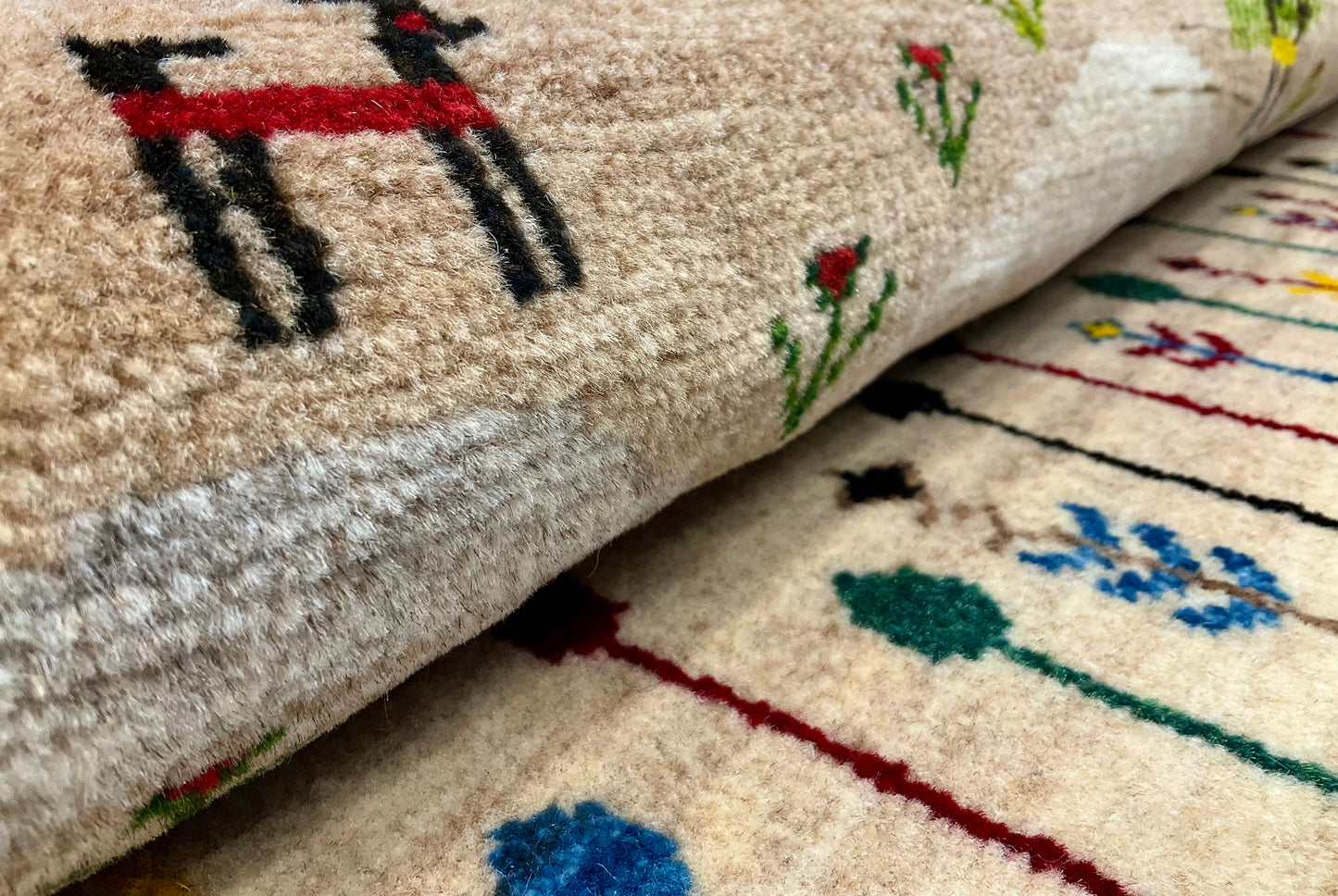 ギャッベ アマレバフト Φ100cm RJ7938