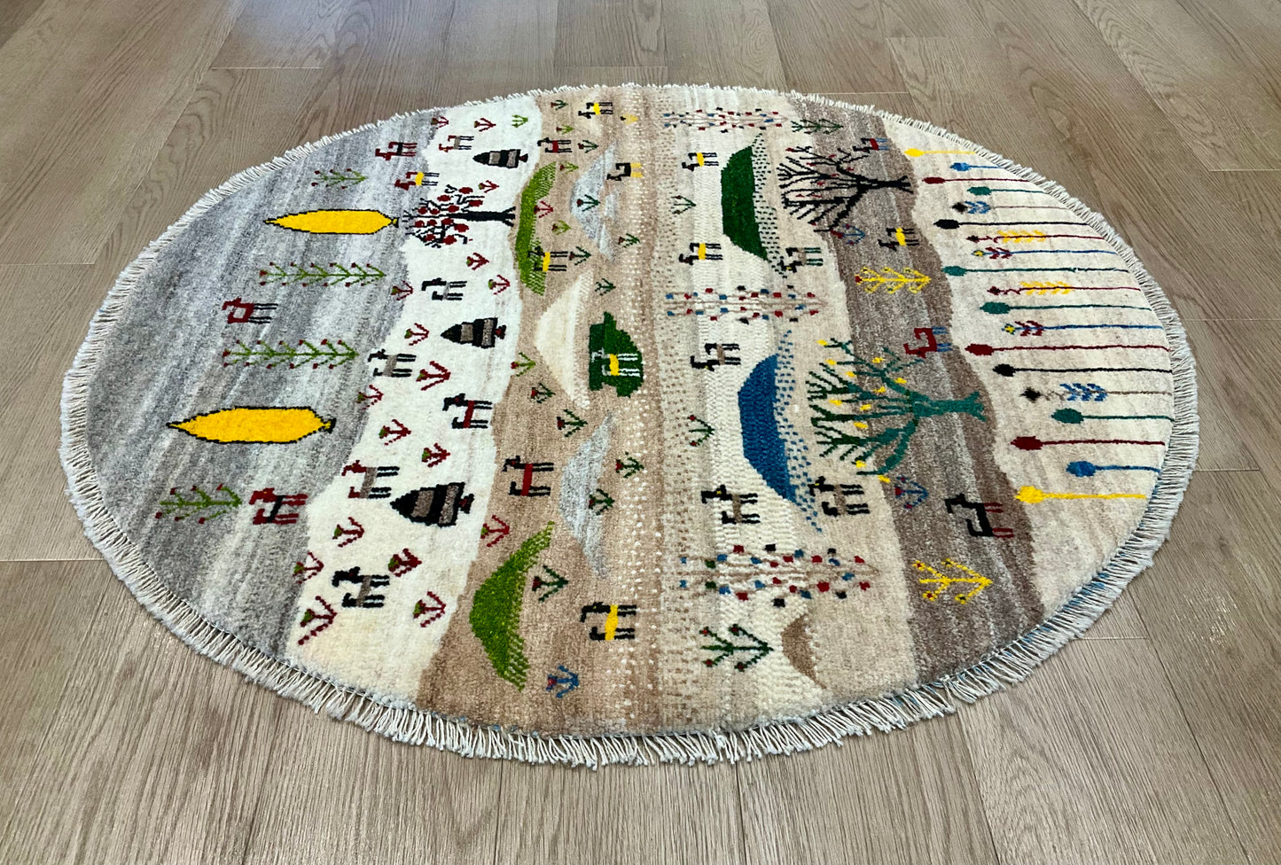 ギャッベ アマレバフト Φ100cm RJ7938