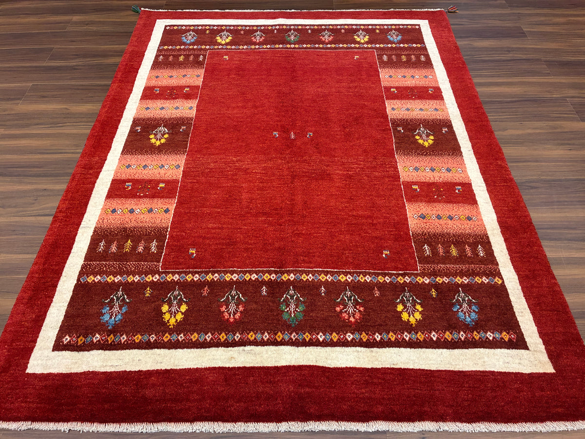【千葉店】カシュクリギャッベ  205cm x 158cm RJ11841