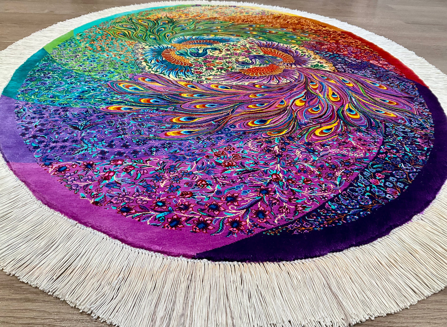 クム バハラミ工房 117cm x 82cm(楕円形) PS9357