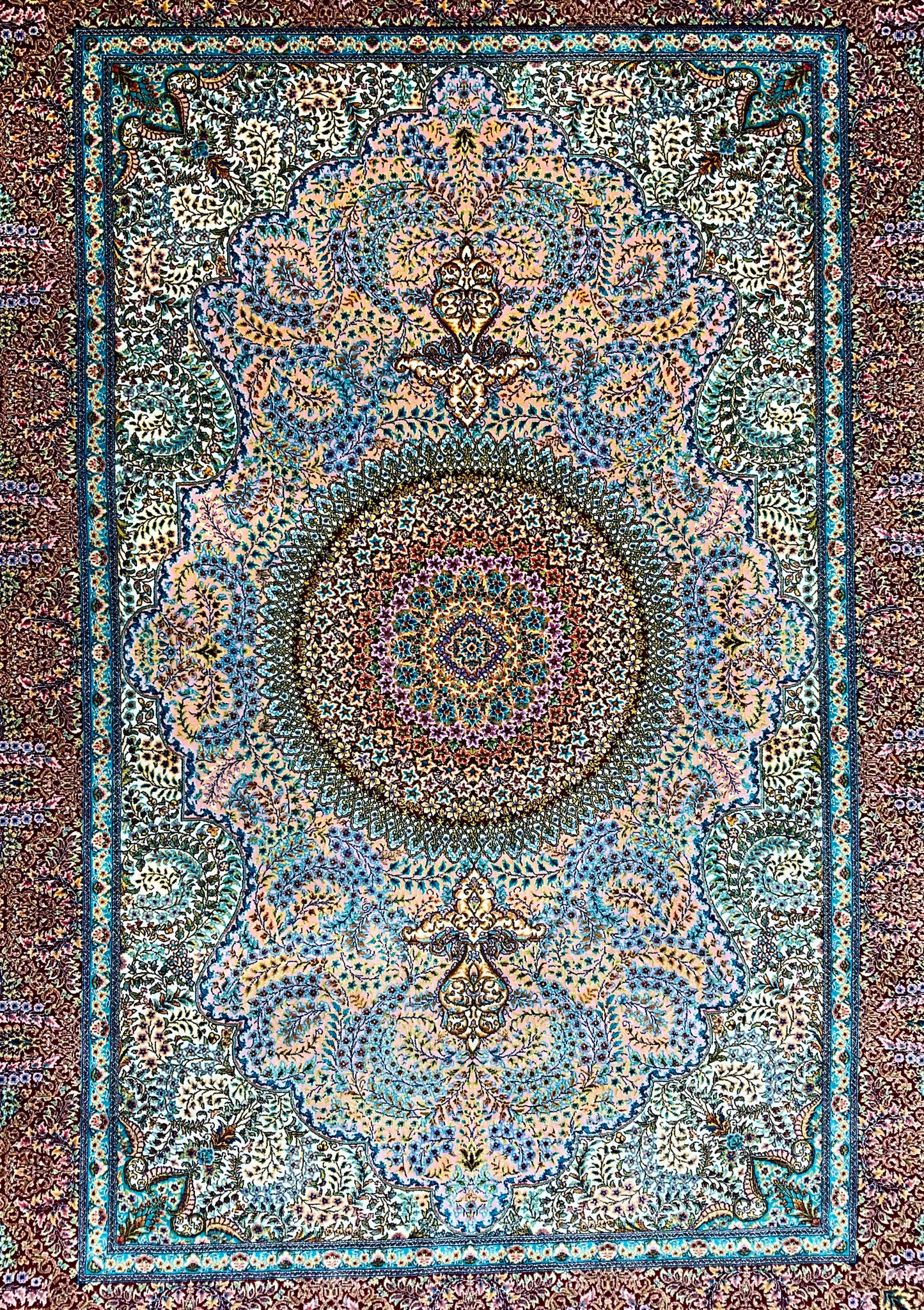 ペルシャンシルク 150cm x 100cm PS11817