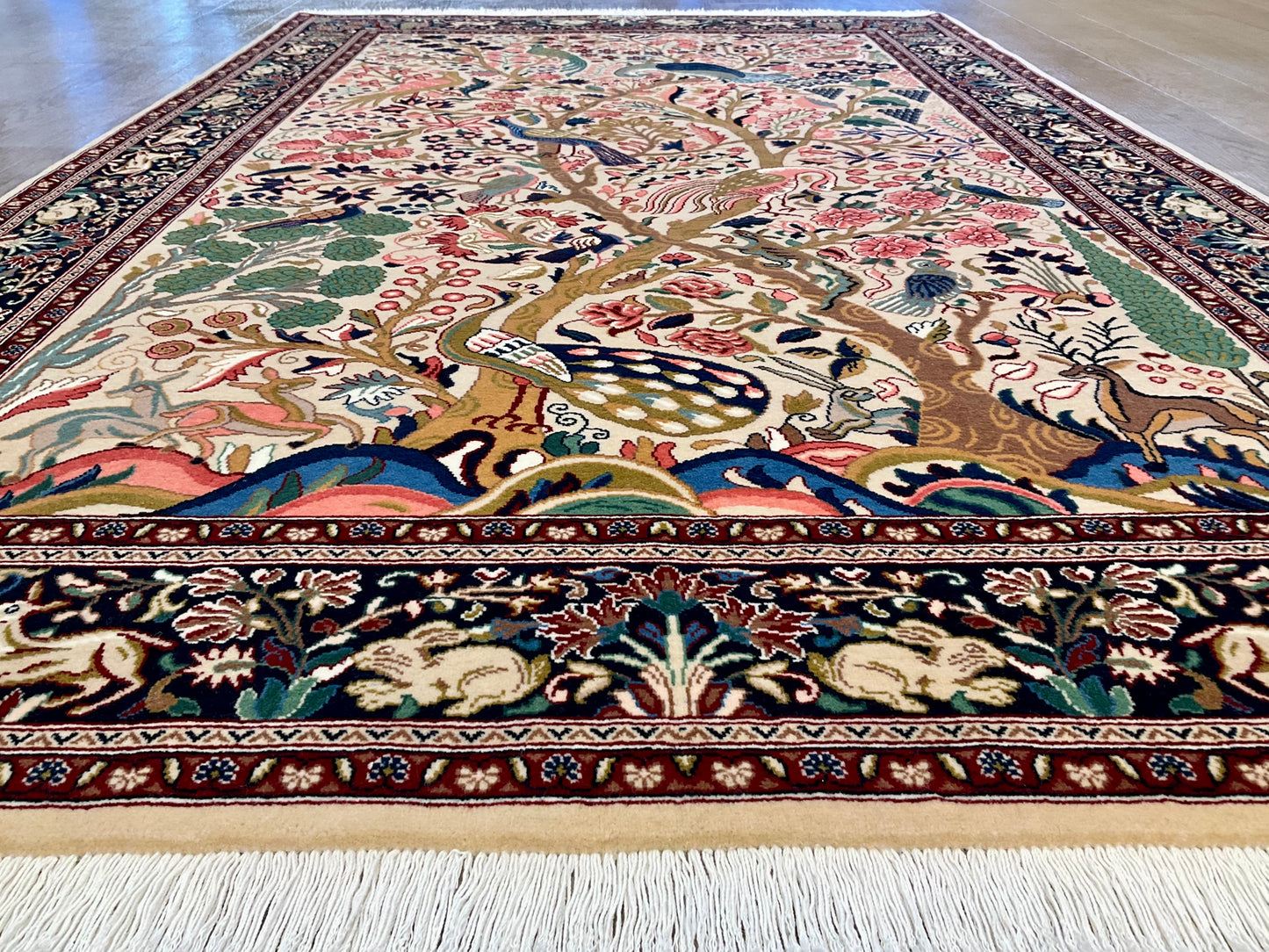 カシャーン(カシャン) 210cm x 134cm PS8633