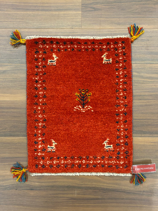 【千葉店】ギャッベ 54cm x 43cm NN19537