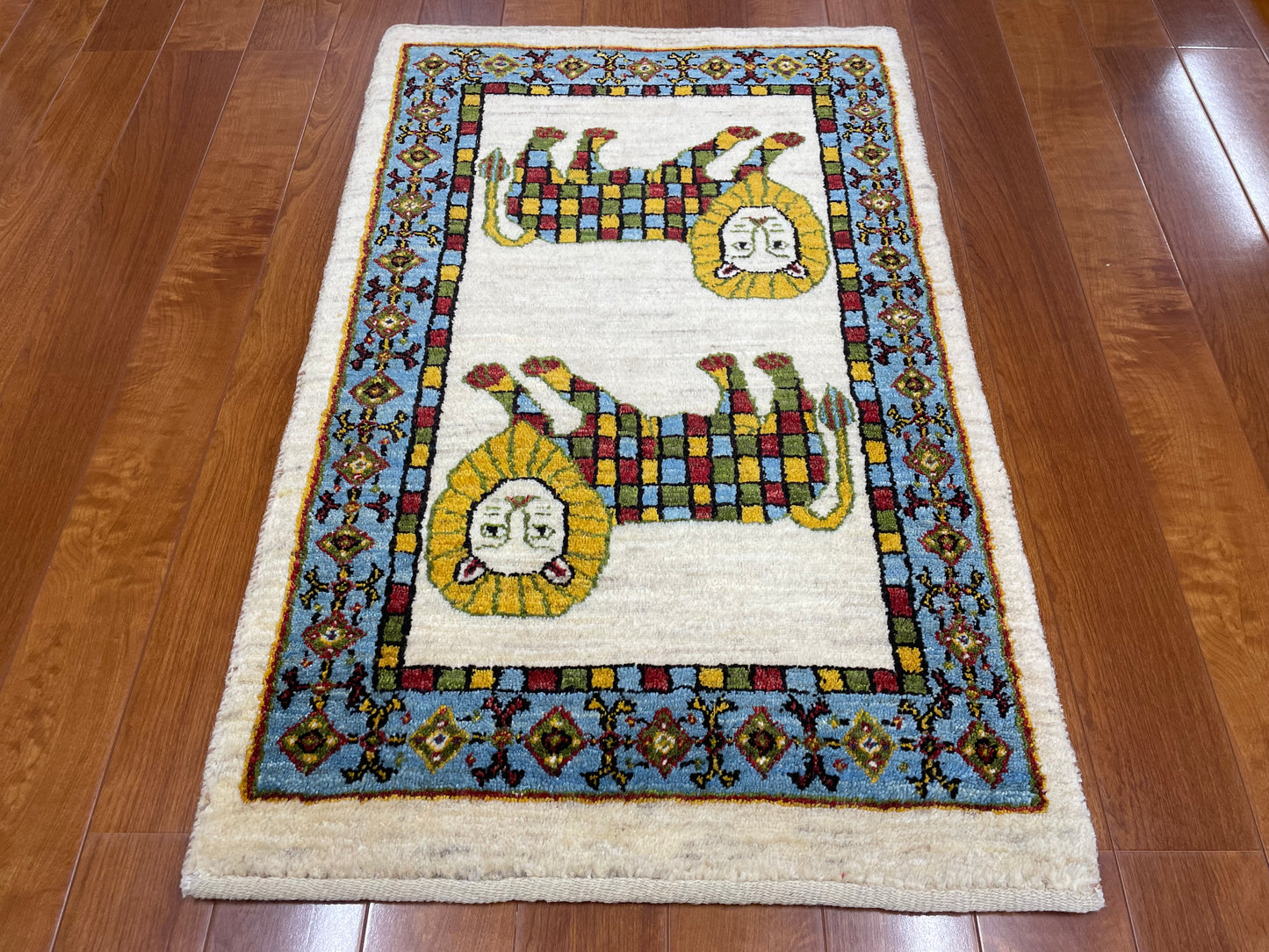 【オンライン限定】カシュクリギャッベ 96cm x 61cm RJ17296