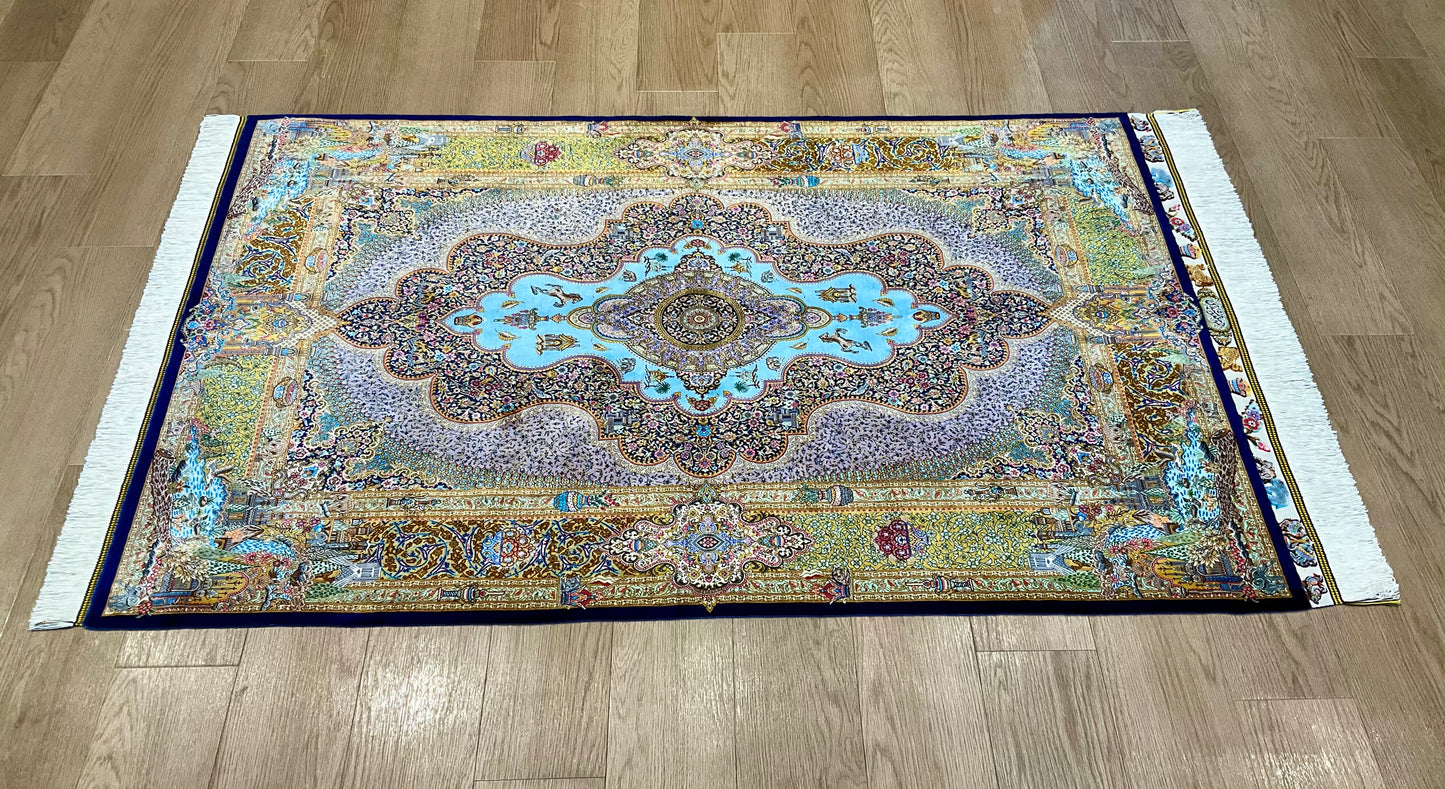 クム ジャムシーディ工房 157cm x 100cm PS9917