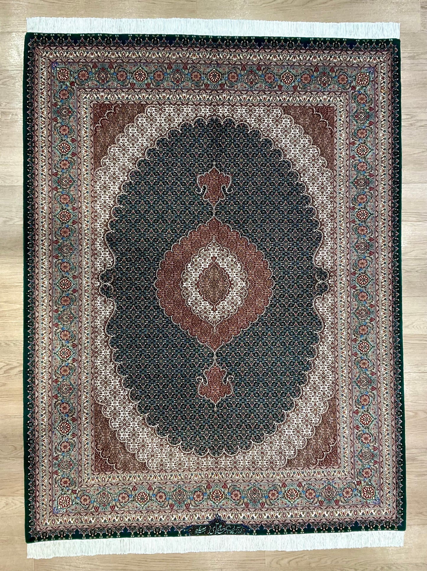 タブリーズ  アブドラーヒ工房 200cm x 155cm PS7594